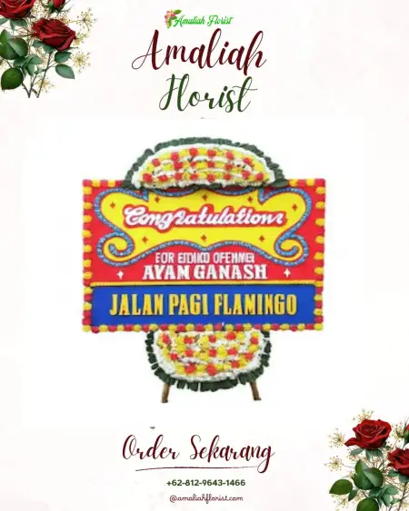Sewa Papan Bunga Nimboran